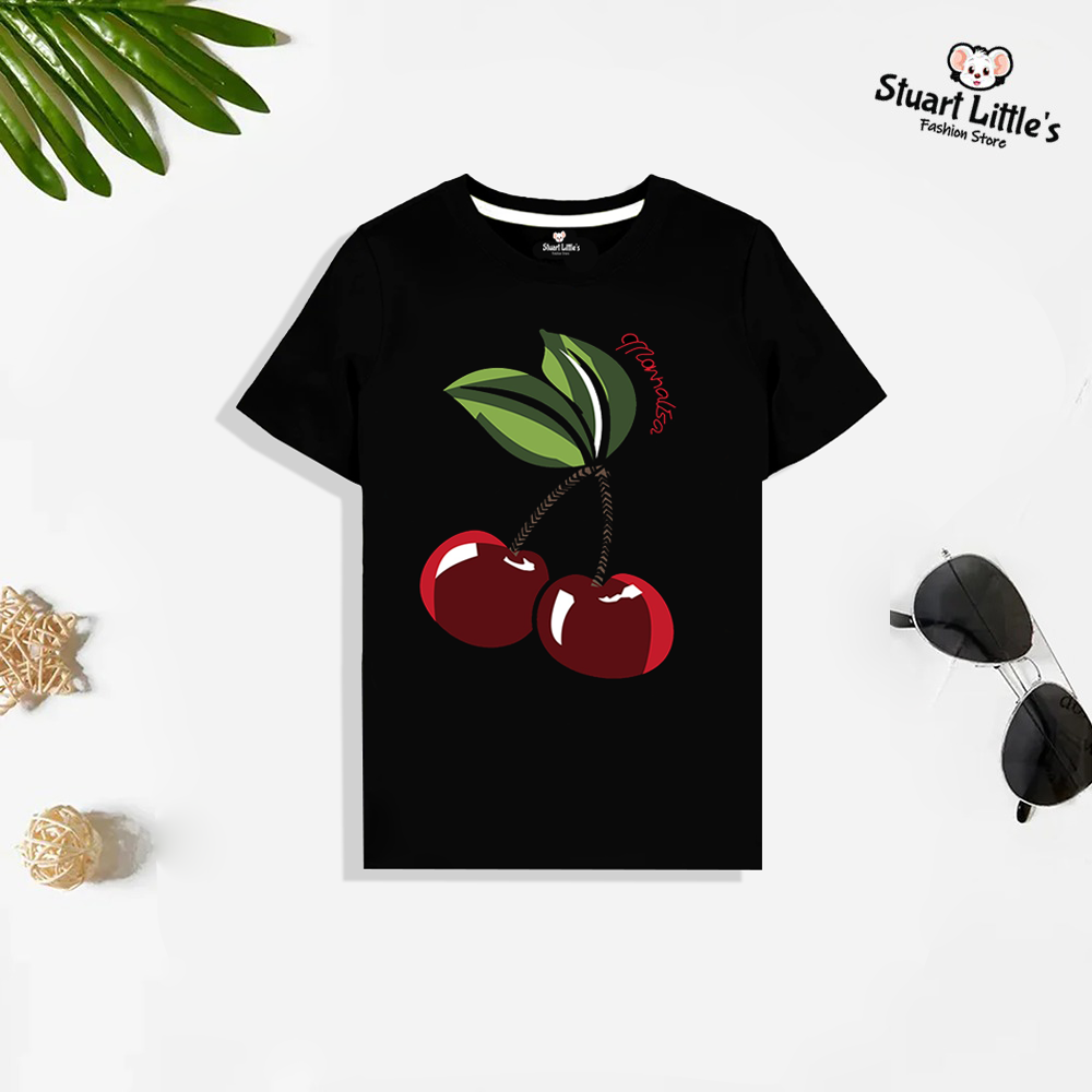 Cherry Printed T-shirt for Girls