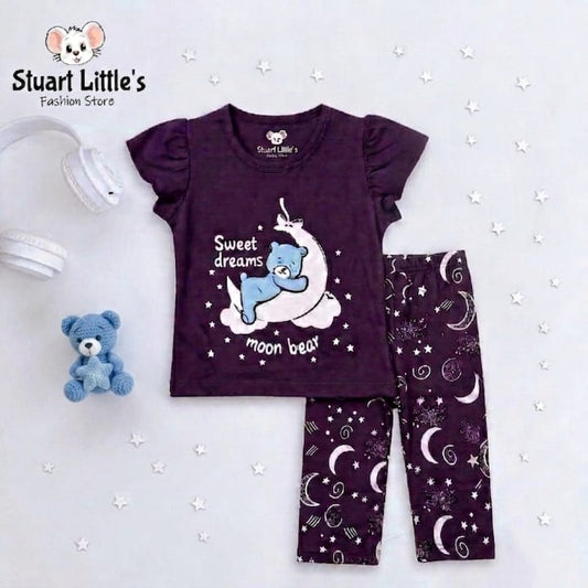 Girls Sweet Dream Moon Bear Set