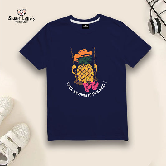 Pineapple Swing Printed T-shirt