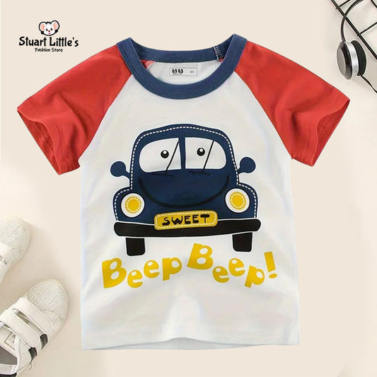 Beep Beep Car Printed T-shirt