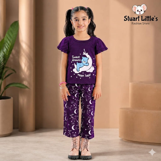 Girls Sweet Dream Moon Bear Set