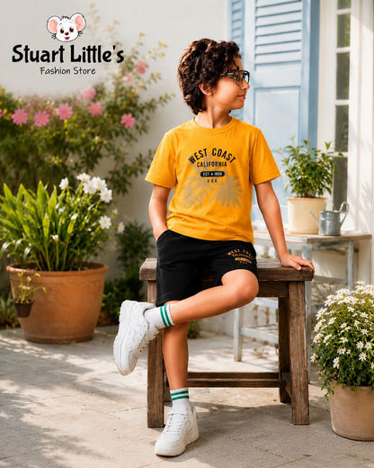 Boys California Sun T-shirt & Shorts Set