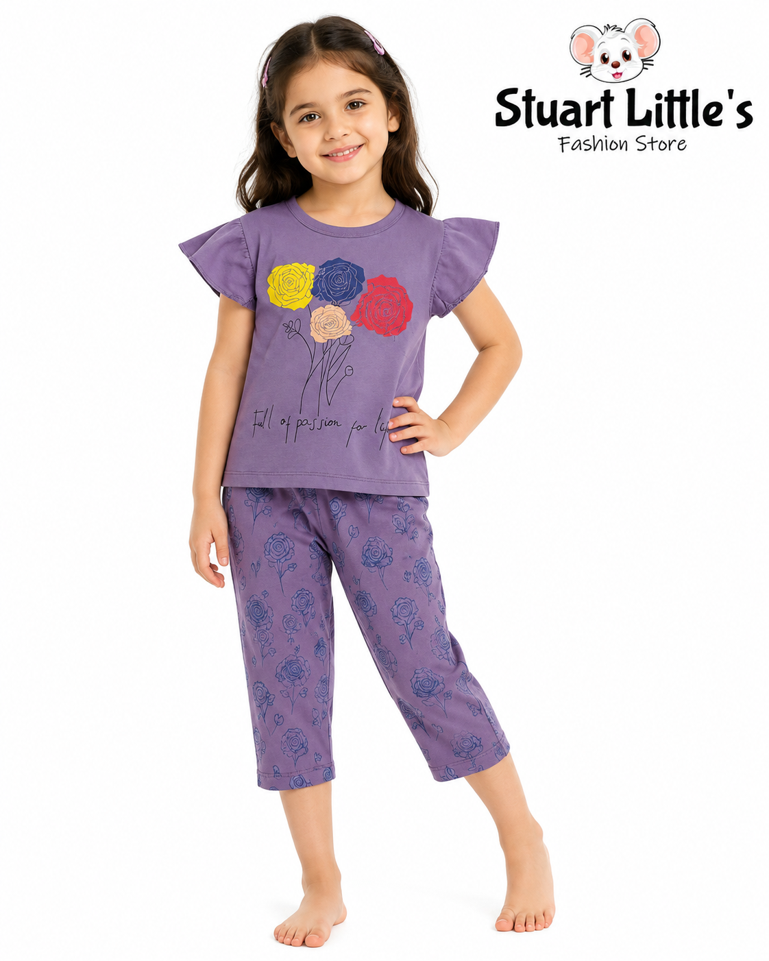 Girls T-shirt & trouser Set