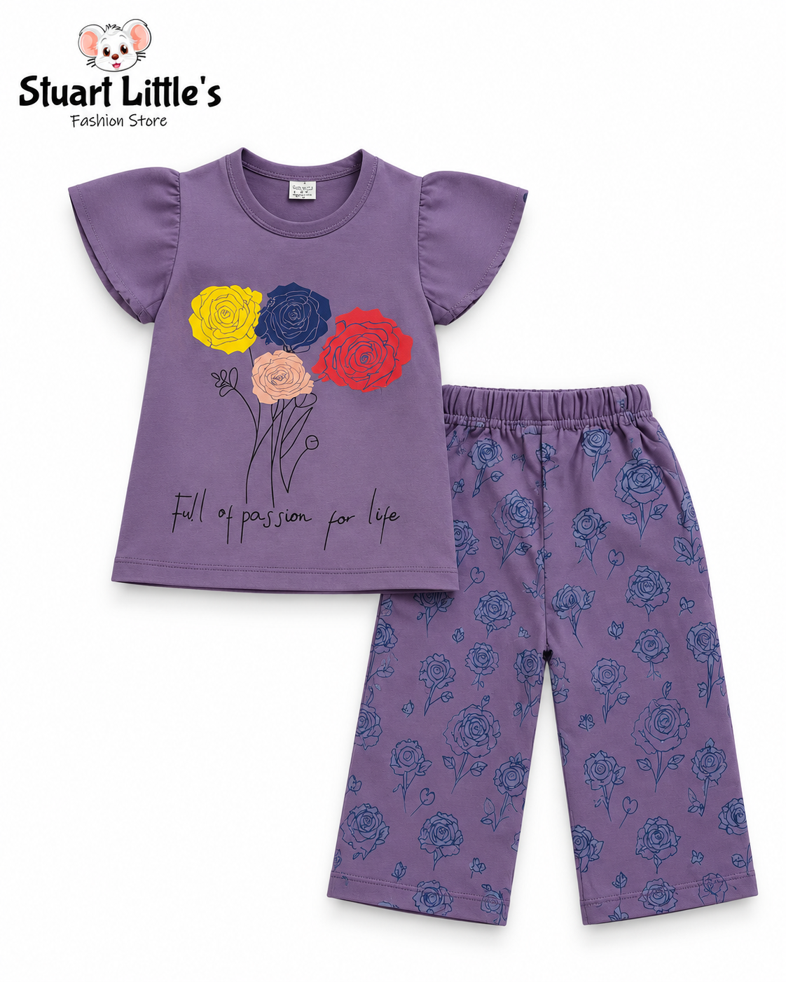 Girls T-shirt & trouser Set