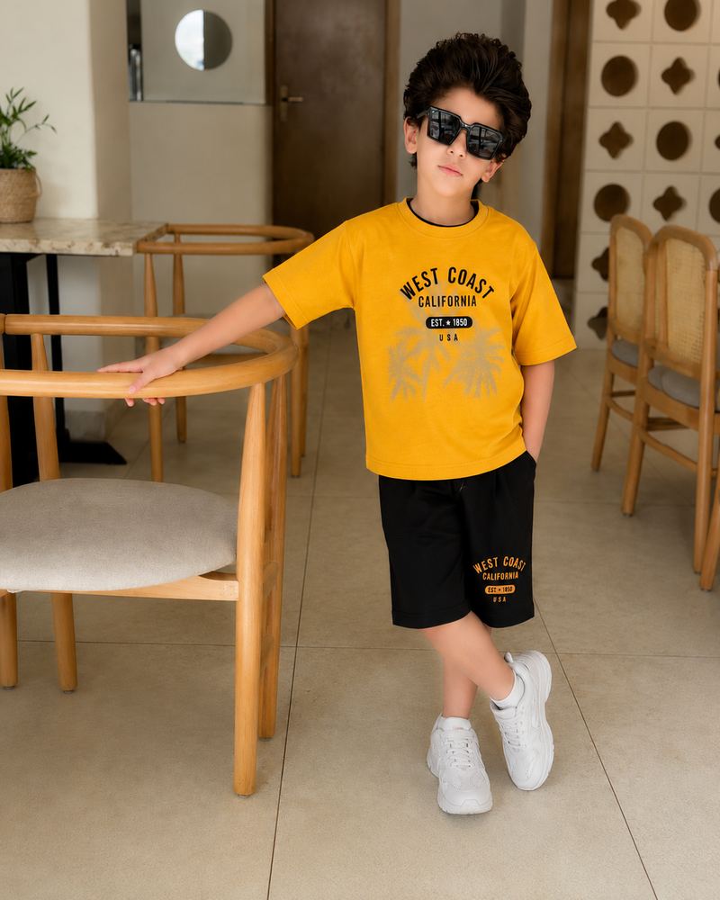 Boys California Sun T-shirt & Shorts Set