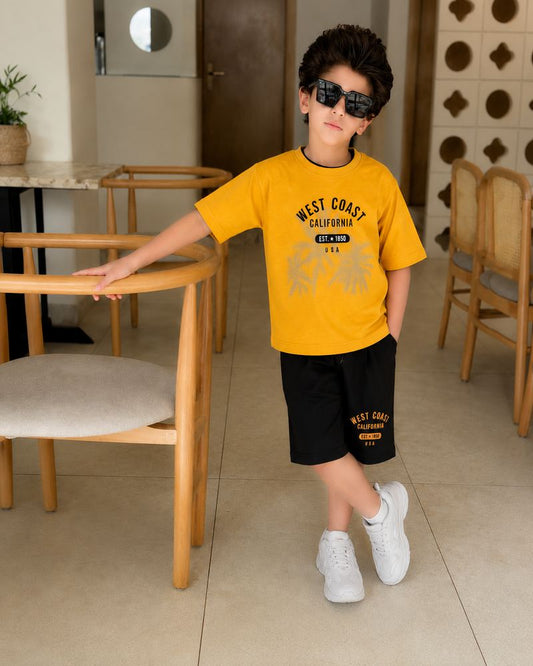 Boys California Sun T-shirt & Shorts Set